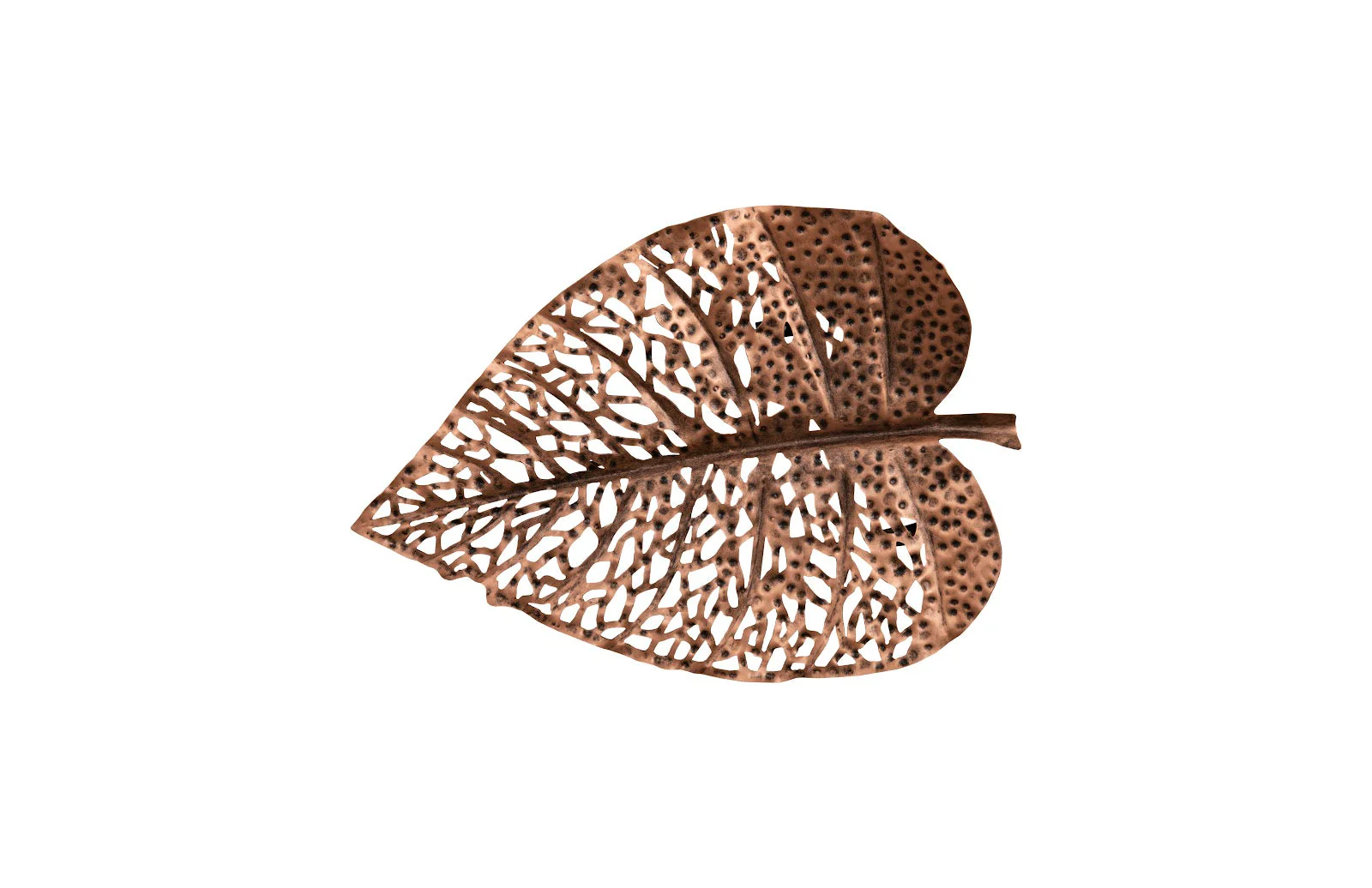 Phillips Collection Birch Leaf Wall Art, Copper, XS