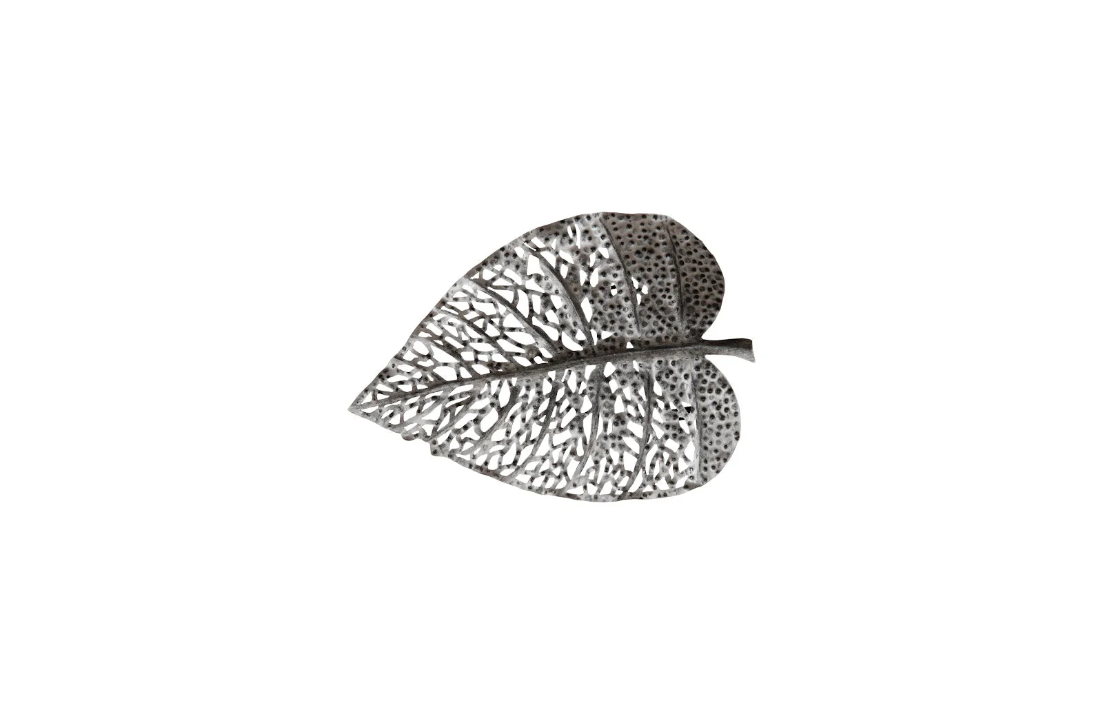 Phillips Collection Birch Leaf Wall Art, Silver, XS