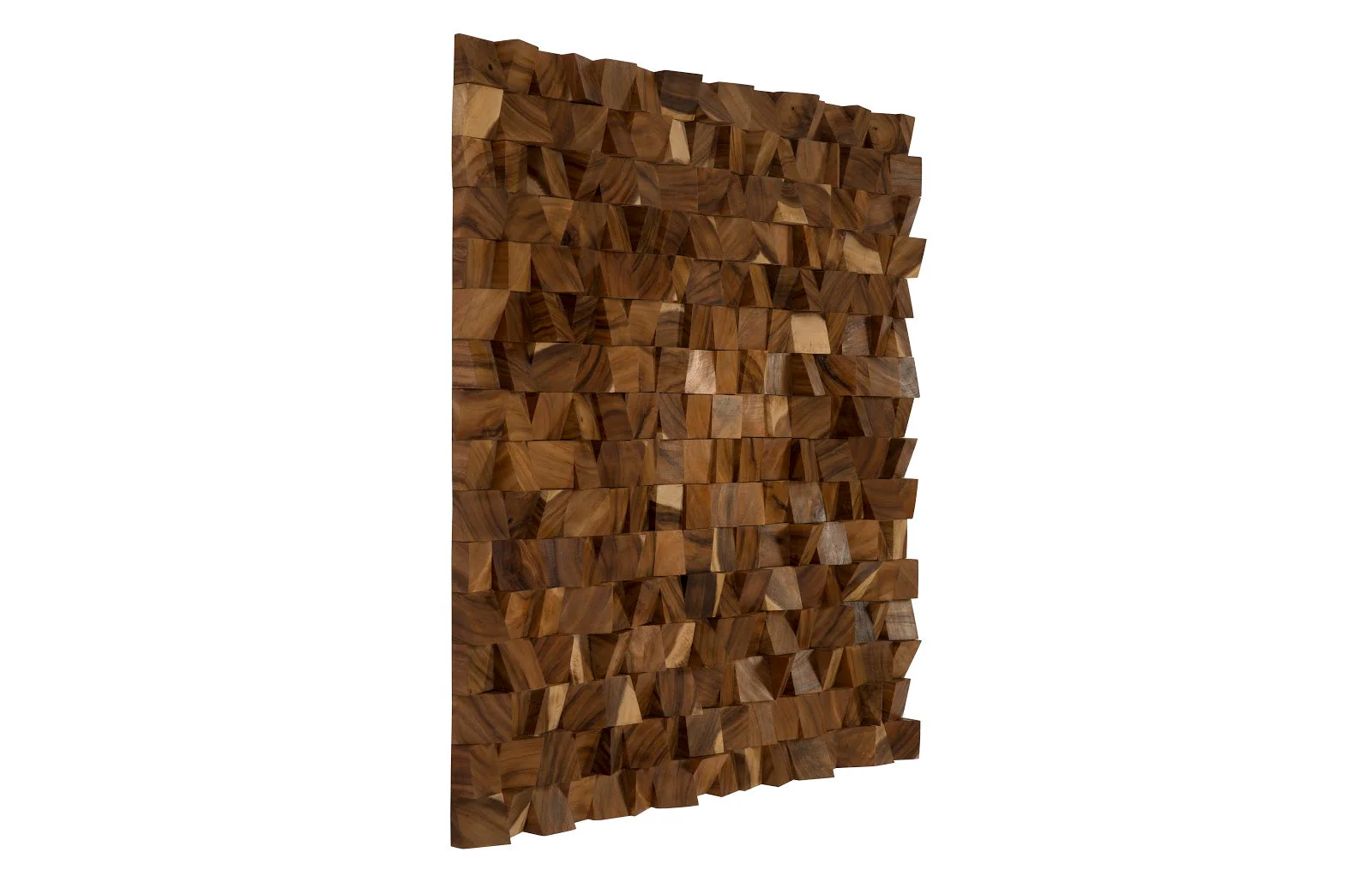 Phillips Collection Blocks Wall Art, Chamcha Wood, Natural, LG - Image 2