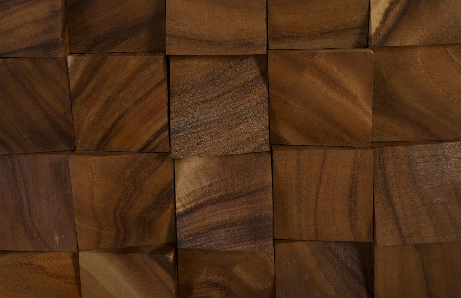 Phillips Collection Blocks Wall Tile, Chamcha Wood, Natural - Image 3