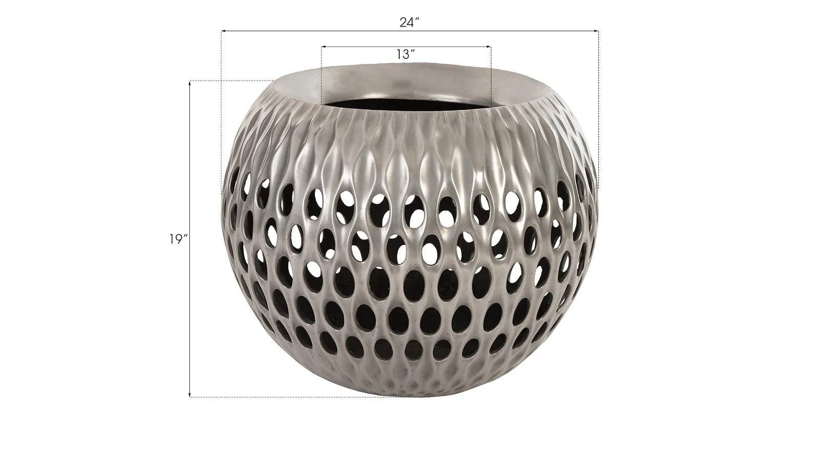 Phillips Collection Breathe Planter, Aluminum - Image 6