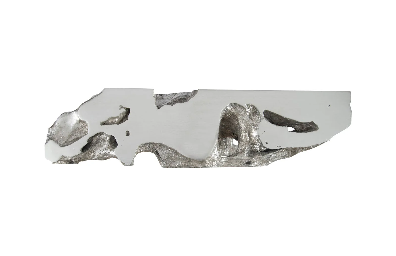 Phillips Collection Brivo Freeform Console Table, Silver Leaf - Image 3