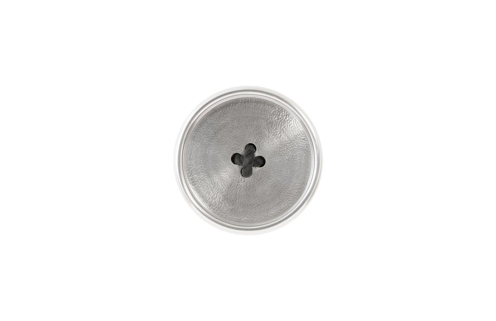 Phillips Collection Button Wall Tile, Hammered Metal, Aluminum Finish - CLOSEOUT