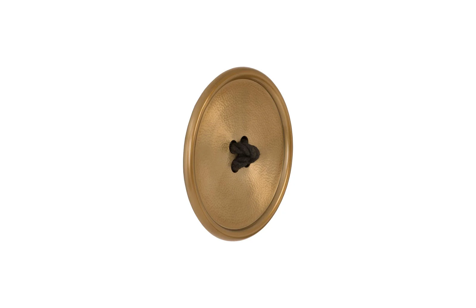 Phillips Collection Button Wall Tile, Hammered Metal, Brass Finish - CLOSEOUT - Image 3