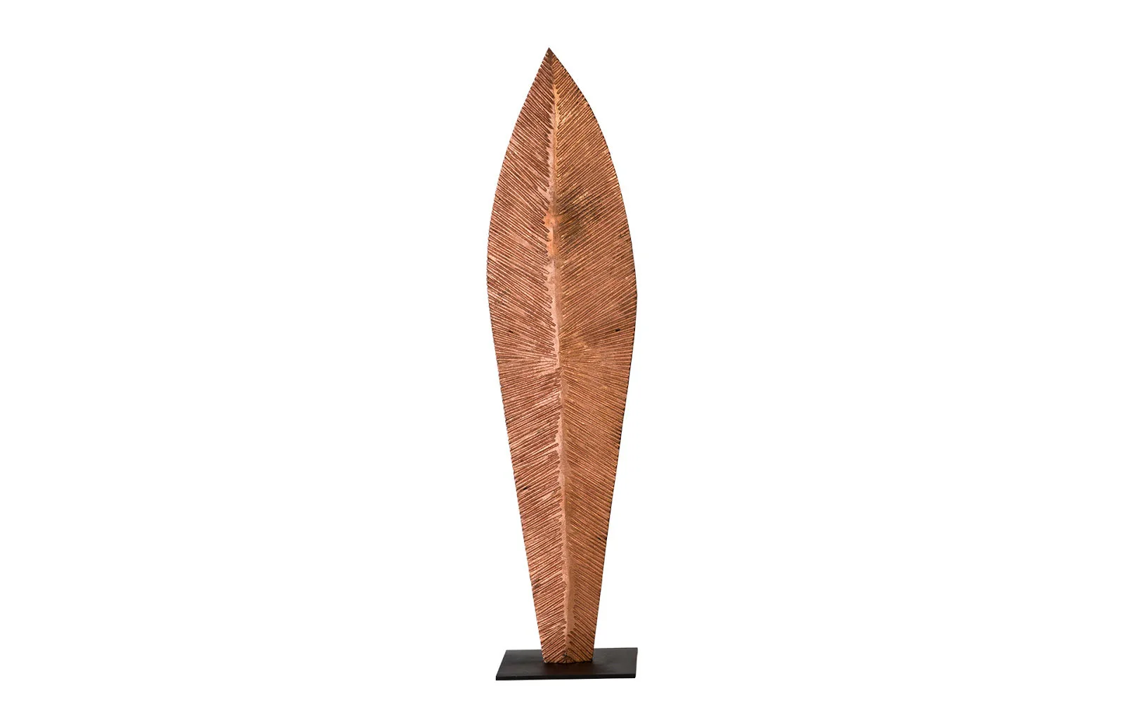 Phillips Collection Carved Leaf on Stand, Copper Leaf, LG