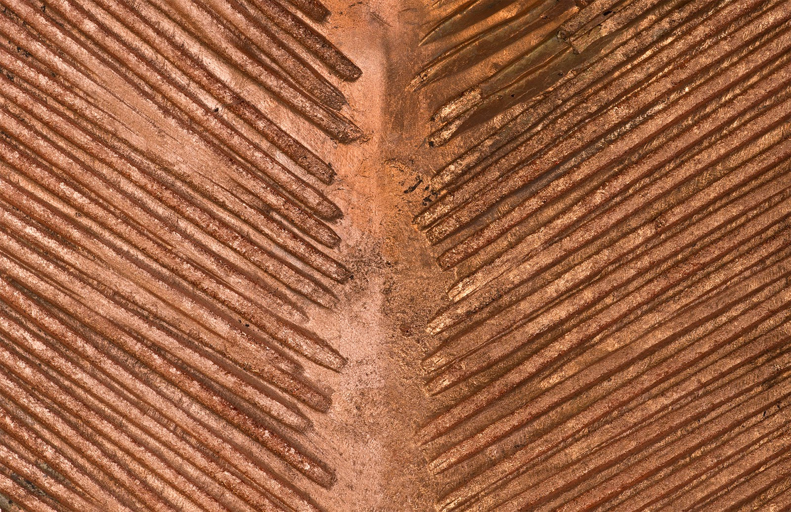 Phillips Collection Carved Leaf on Stand, Copper Leaf, LG - Image 3