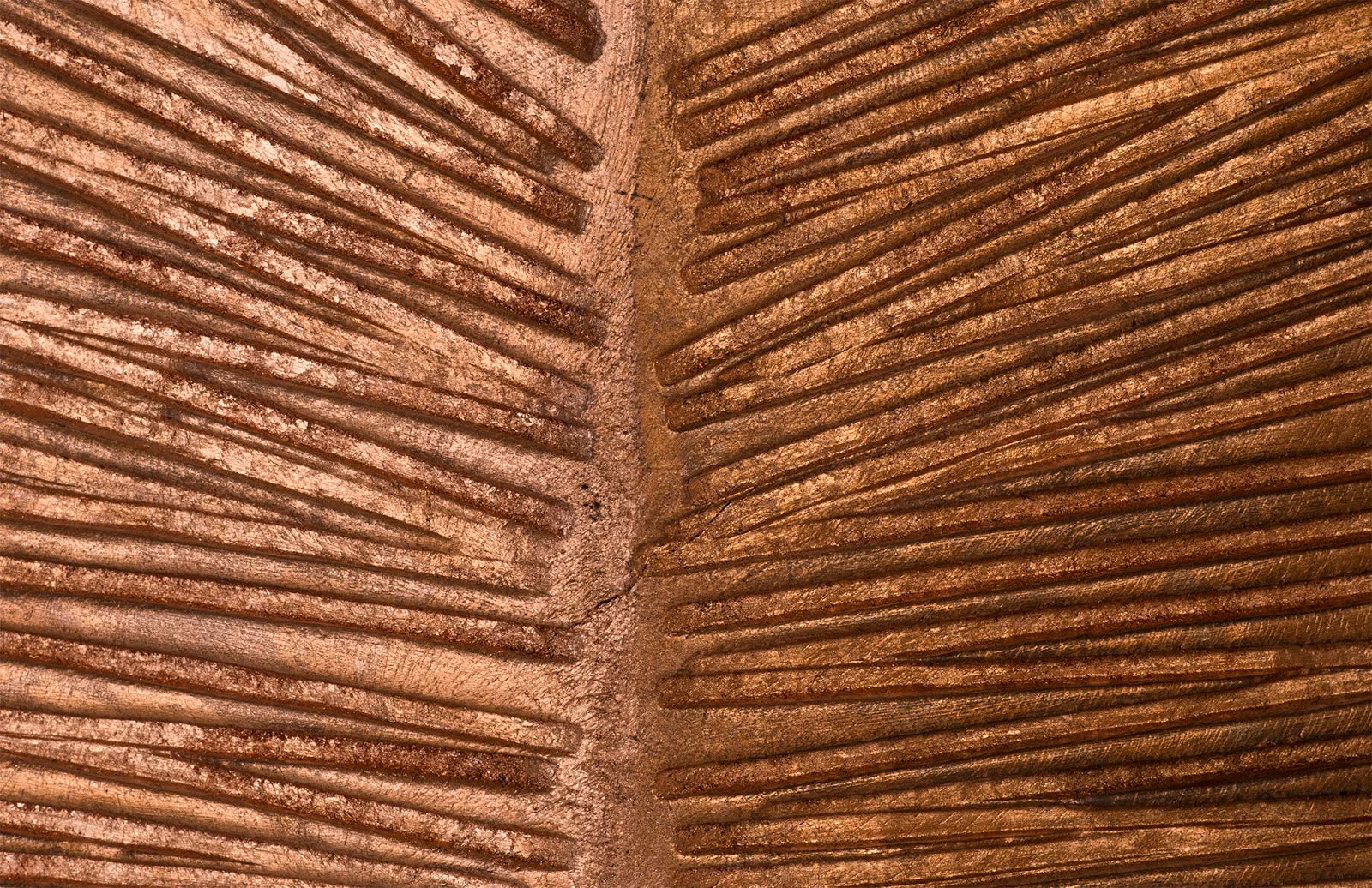 Phillips Collection Carved Leaf on Stand, Copper Leaf, SM - Image 3