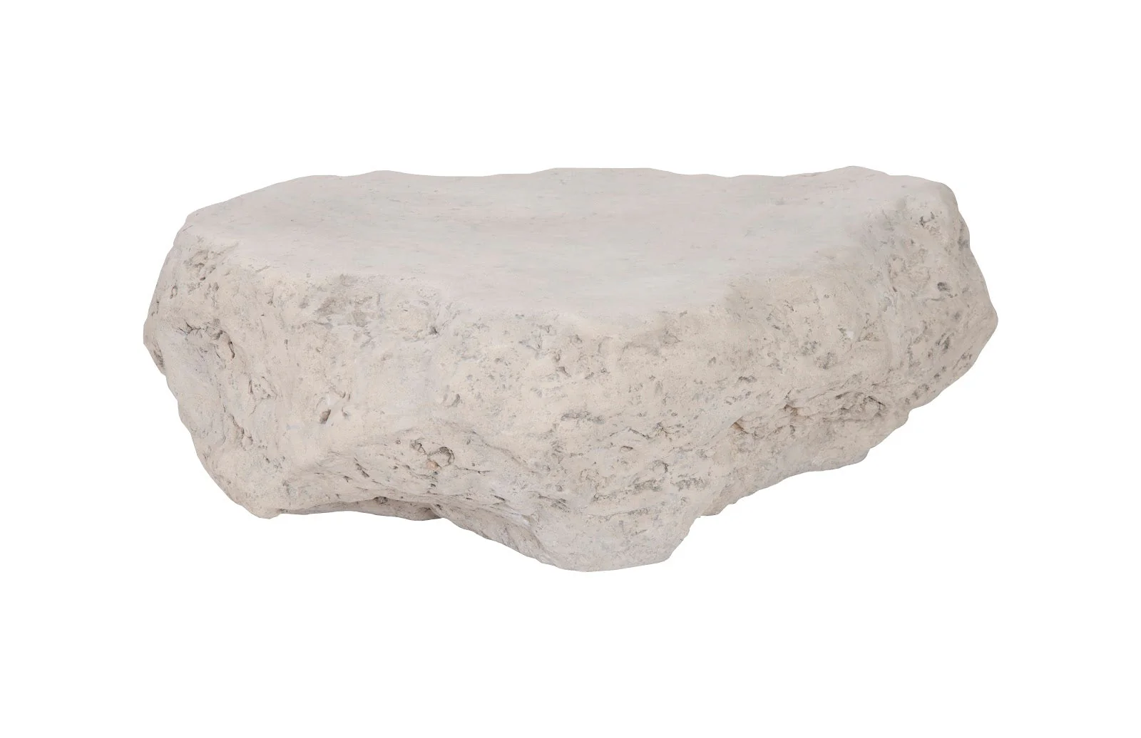 Phillips Collection Cast Boulder Coffee Table, Roman Stone, SM - Image 3