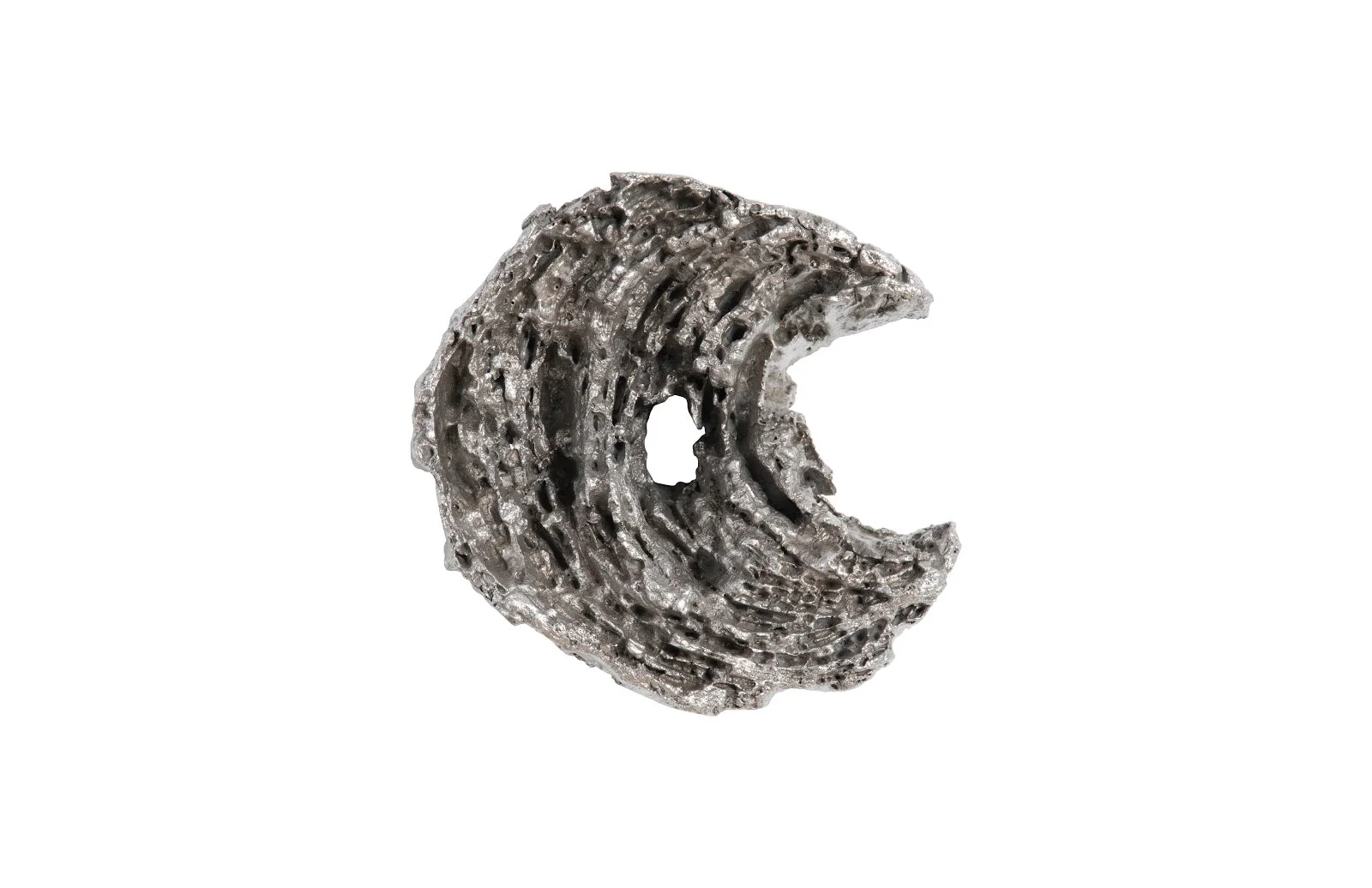 Phillips Collection Cast Eroded Wood Circle Wall Tile - Image 2