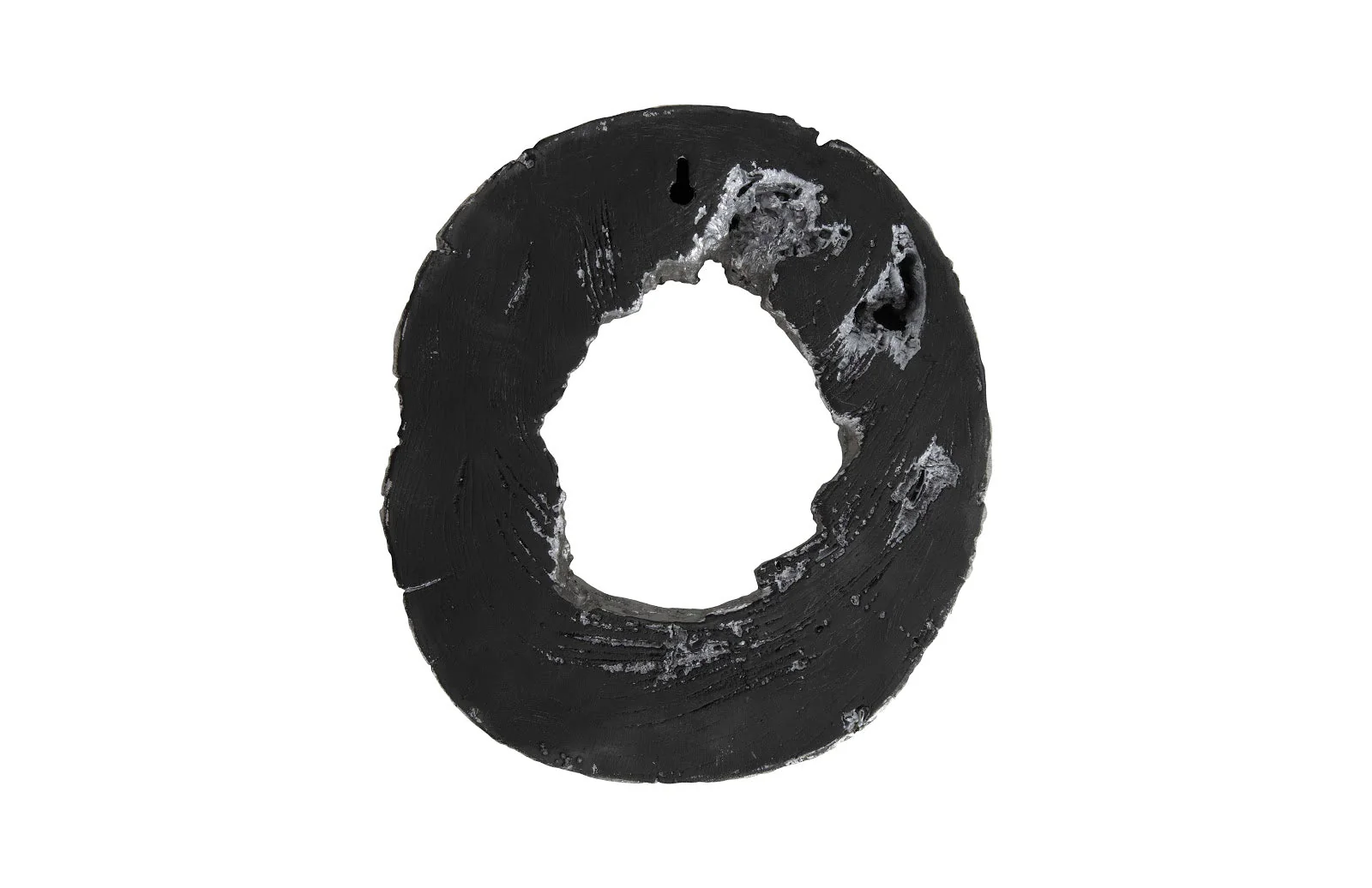 Phillips Collection Cast Eroded Wood Circle Wall Tile