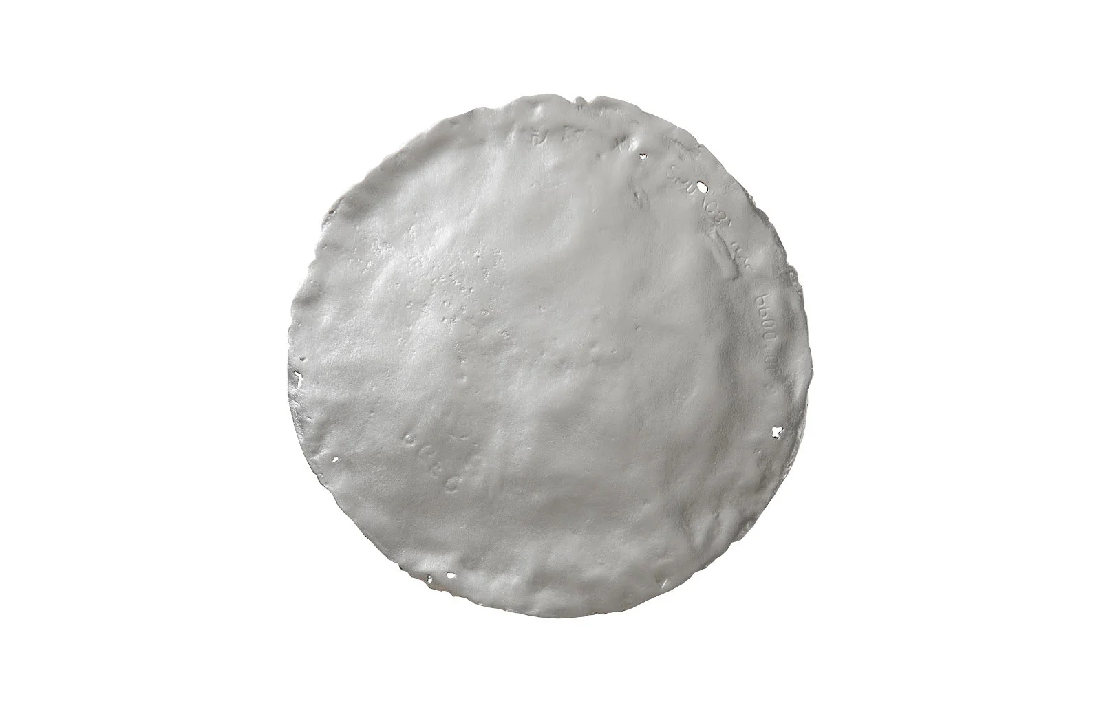 Phillips Collection Cast Oil Drum Wall Discs, Silver Leaf, Set of 4 - Image 7