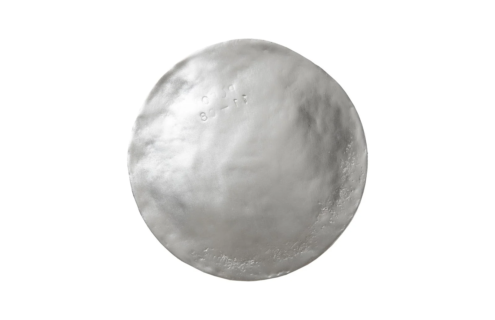Phillips Collection Cast Oil Drum Wall Discs, Silver Leaf, Set of 4 - Image 9