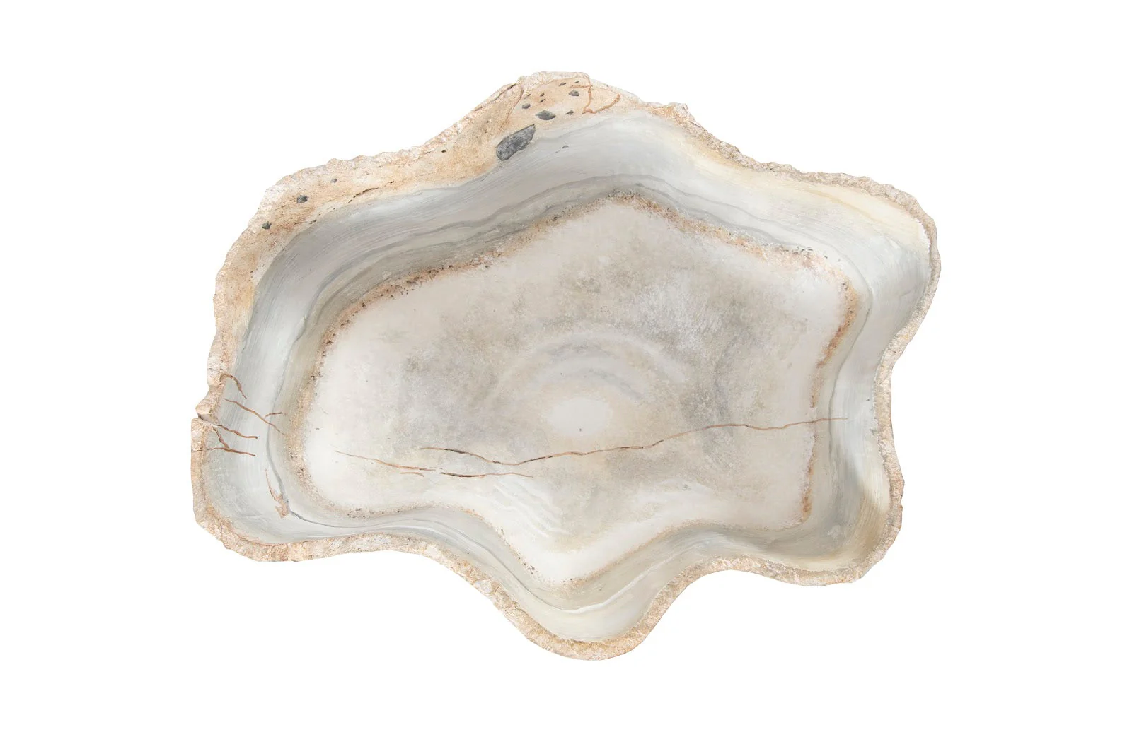 Phillips Collection Cast Onyx Bowl, Faux Finish , Small - Image 4