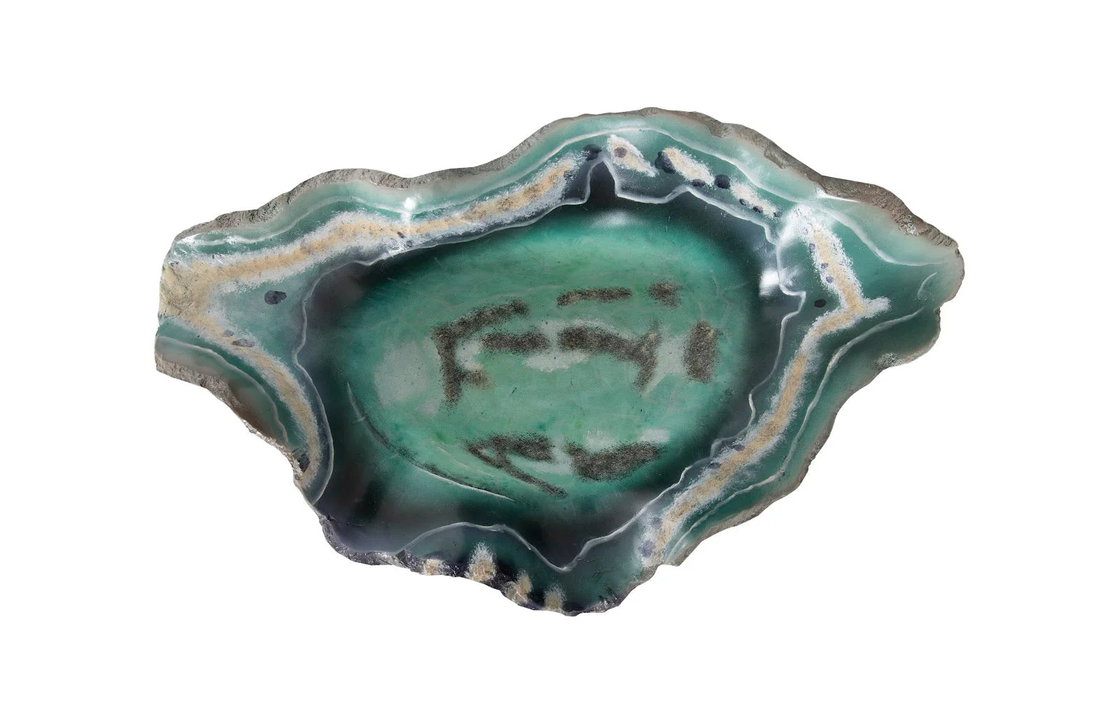 Phillips Collection Cast Onyx Fluorite Bowl, Faux Finish, Small - Image 5