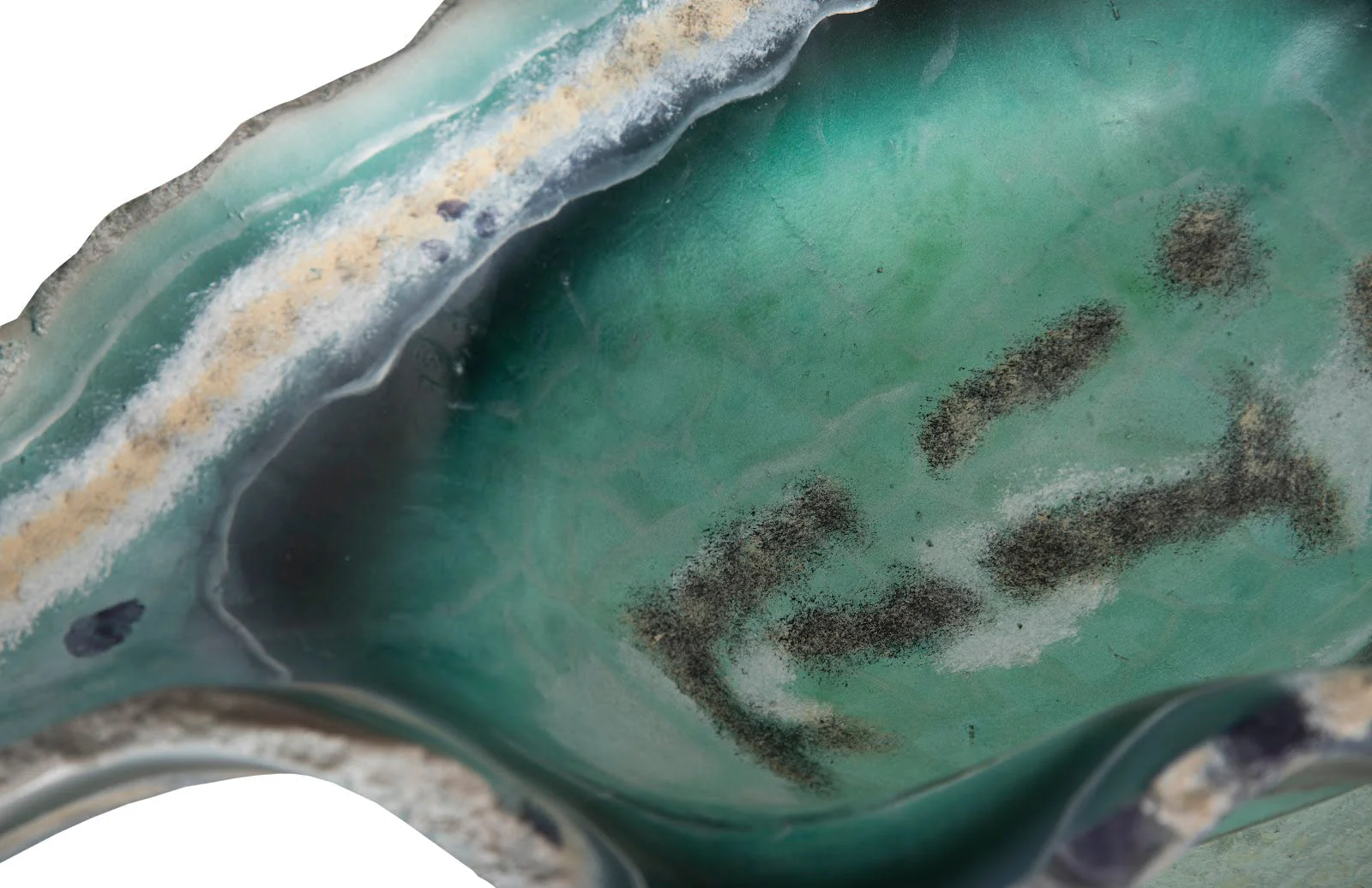 Phillips Collection Cast Onyx Fluorite Bowl, Faux Finish, Small - Image 6
