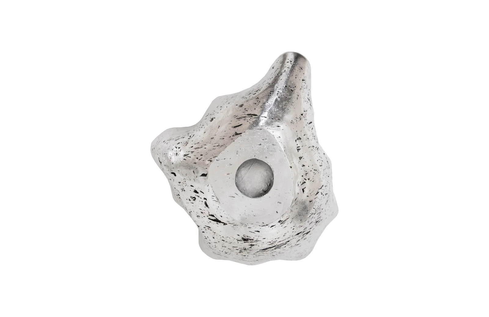 Phillips Collection Cast Onyx Wall Bowl, Silver, LG - Image 3