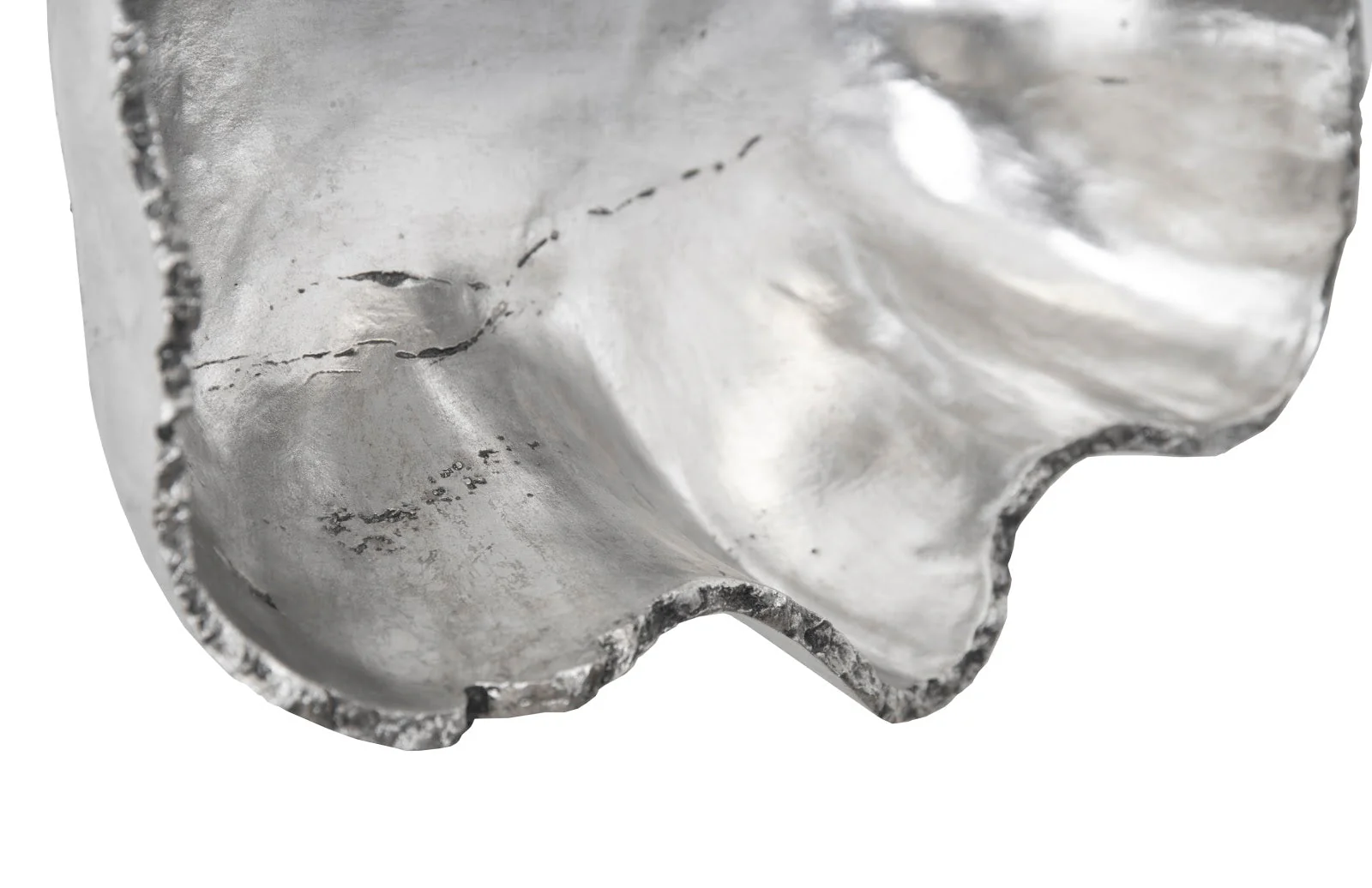 Phillips Collection Cast Onyx Wall Bowl, Silver, SM - Image 3