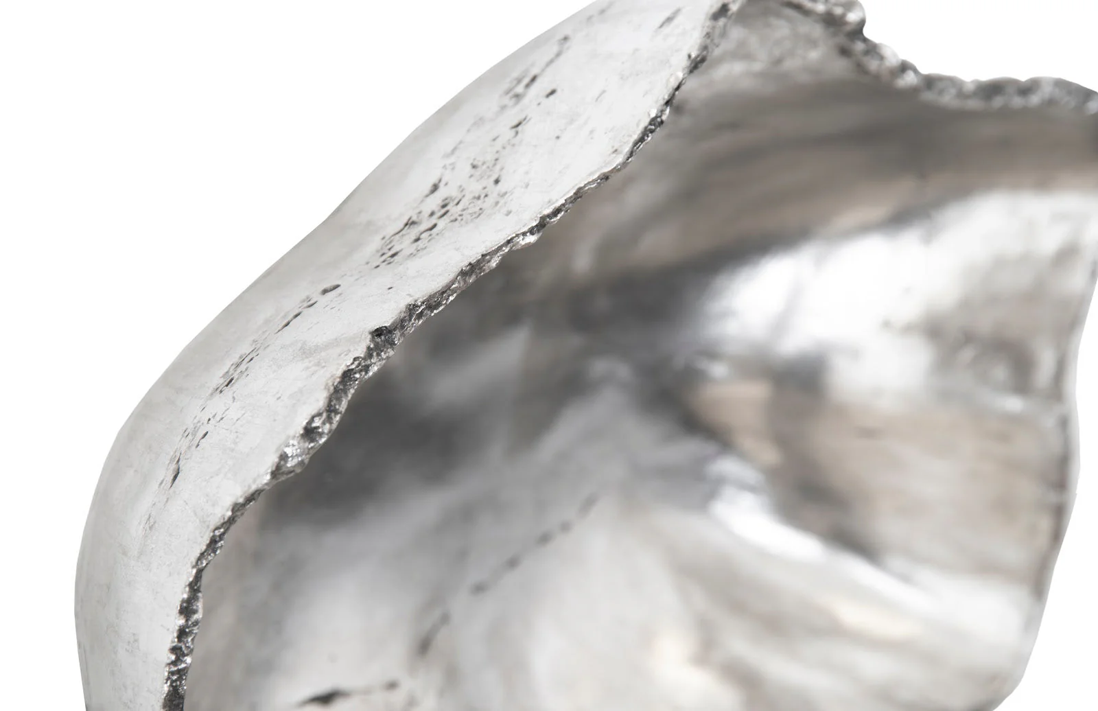 Phillips Collection Cast Onyx Wall Bowl, Silver, SM - Image 4