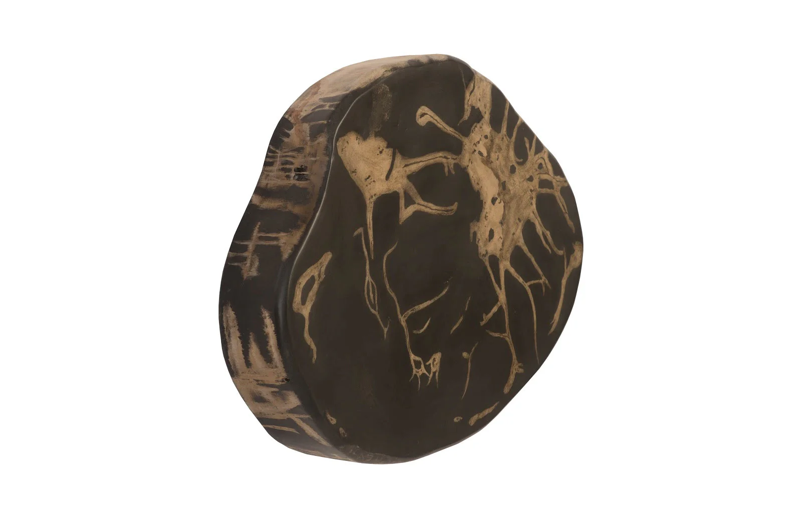 Phillips Collection Cast Petrified Wood Wall Tile, Resin