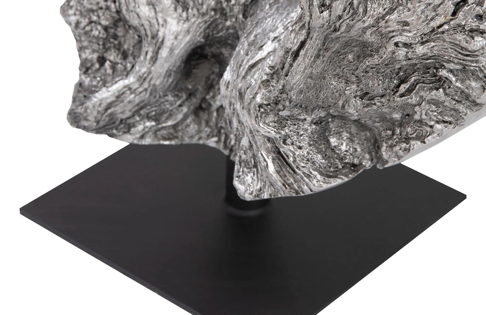 Phillips Collection Cast Root Silver Standing Sculpture - Image 8