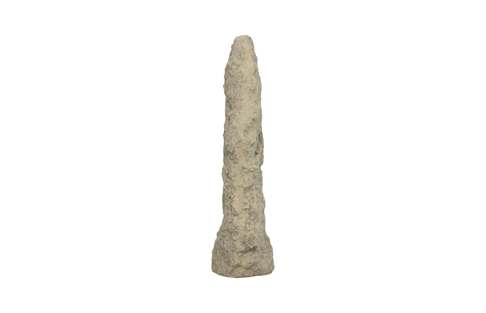 Phillips Collection Cast Stone Table Top Sculpture, Double Hole, Roman Stone - Image 3