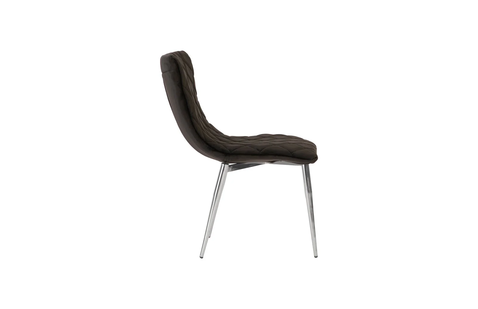 Phillips Collection Cayman Dining Chair, Black, Stainless Steel Legs - Image 2