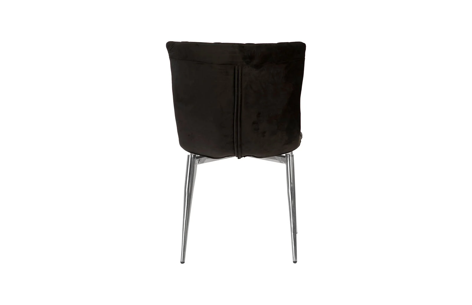Phillips Collection Cayman Dining Chair, Black, Stainless Steel Legs - Image 3
