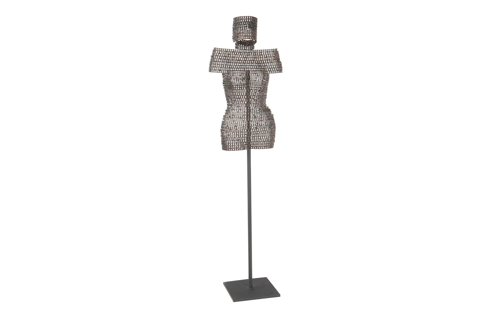 Phillips Collection Chain Bust Sculpture on Stand