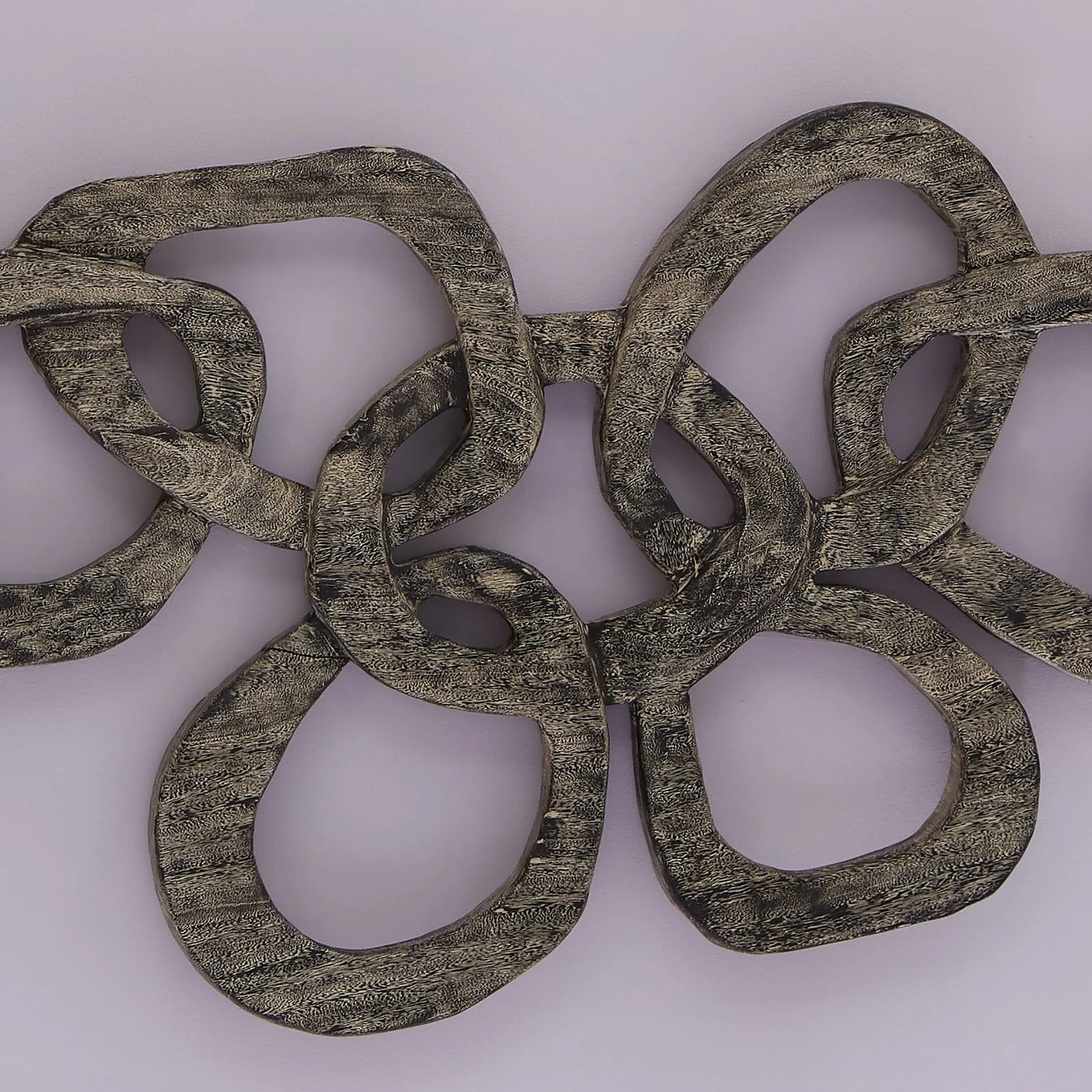 Phillips Collection Chain Wall art, Chamcha Wood, Gray Stone Finish - Image 5