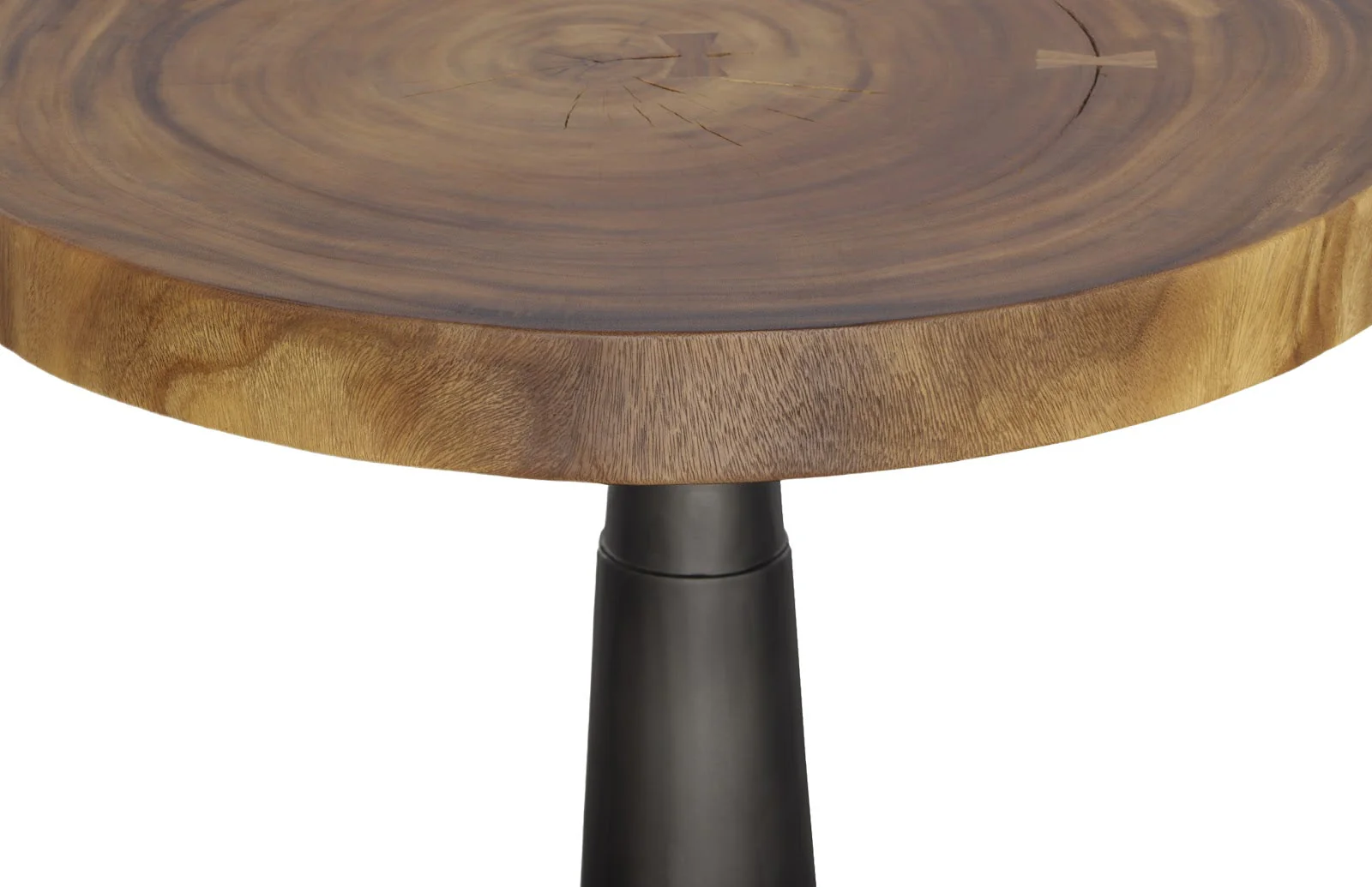 Phillips Collection Chuleta Bar Table, Iron Base, Natural - Image 3