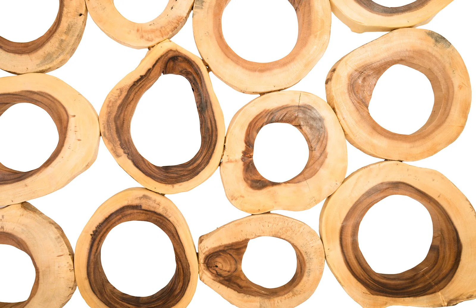 Phillips Collection Chuleta Rings Wall Art, Chamcha Wood, Rectangular - Image 5