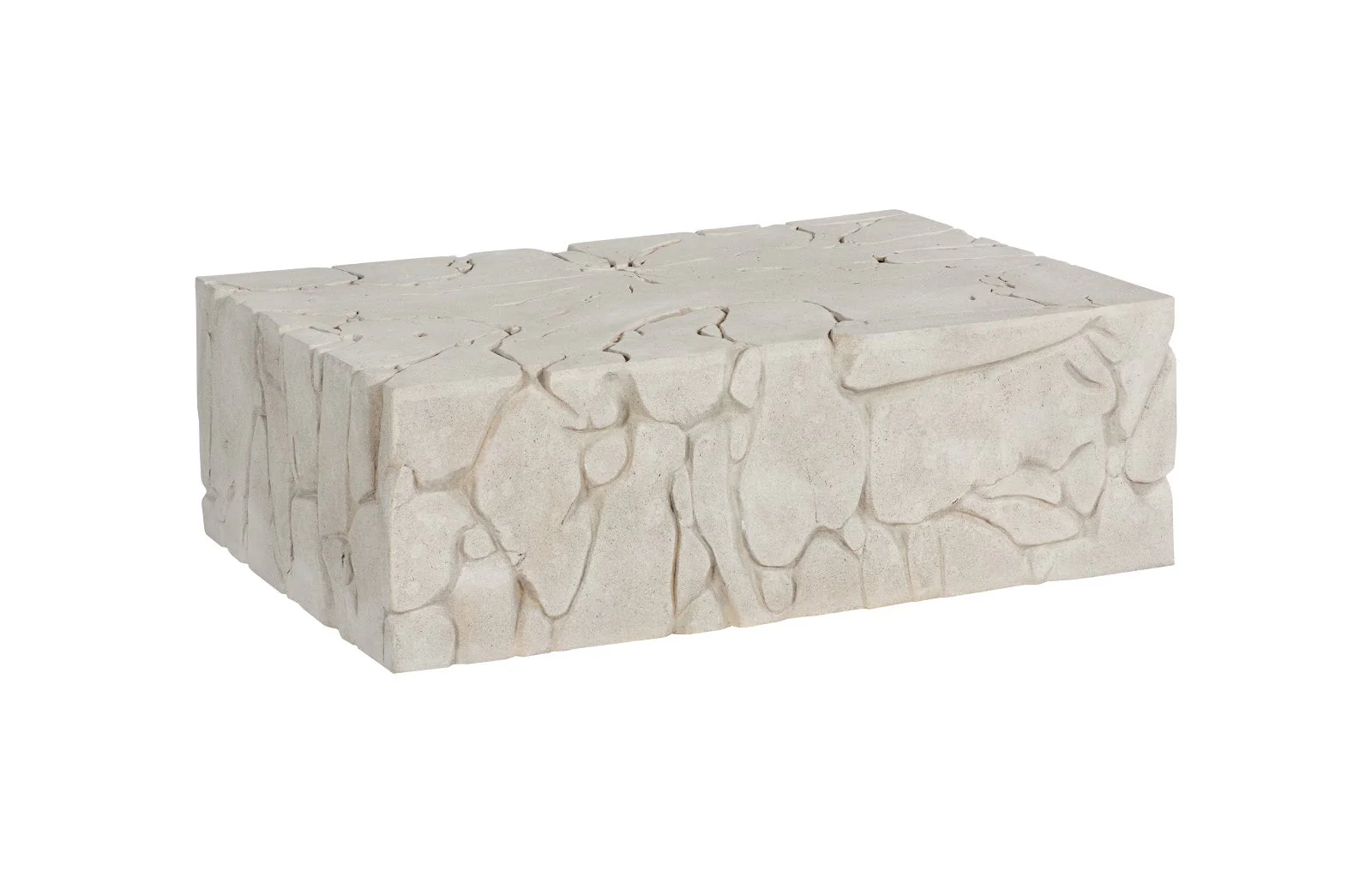 Phillips Collection Chunk Coffee Table, Rectangle, Roman Stone - Image 3