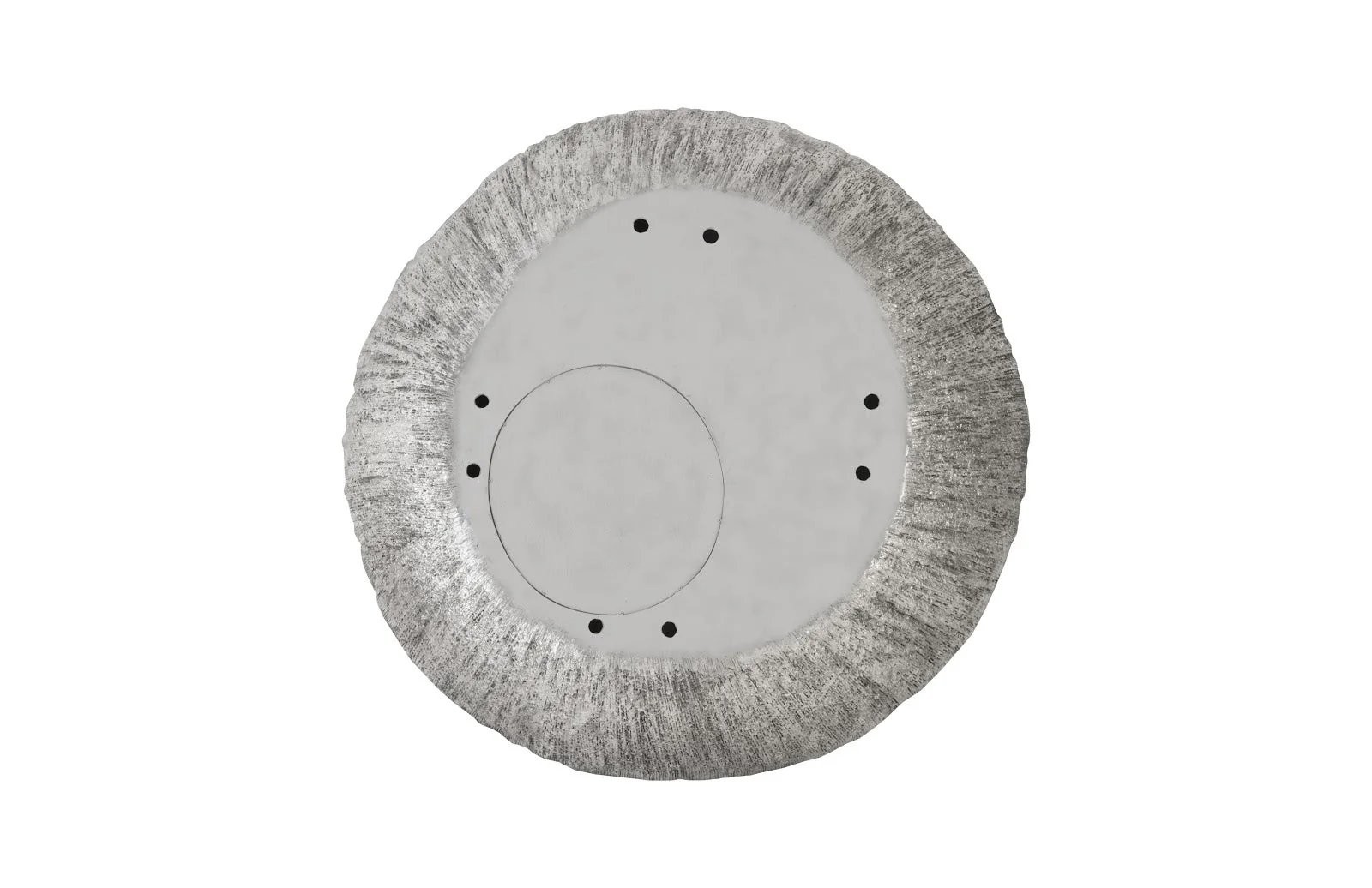 Phillips Collection Convergence Mirror, Resin, Silver Leaf - Image 2