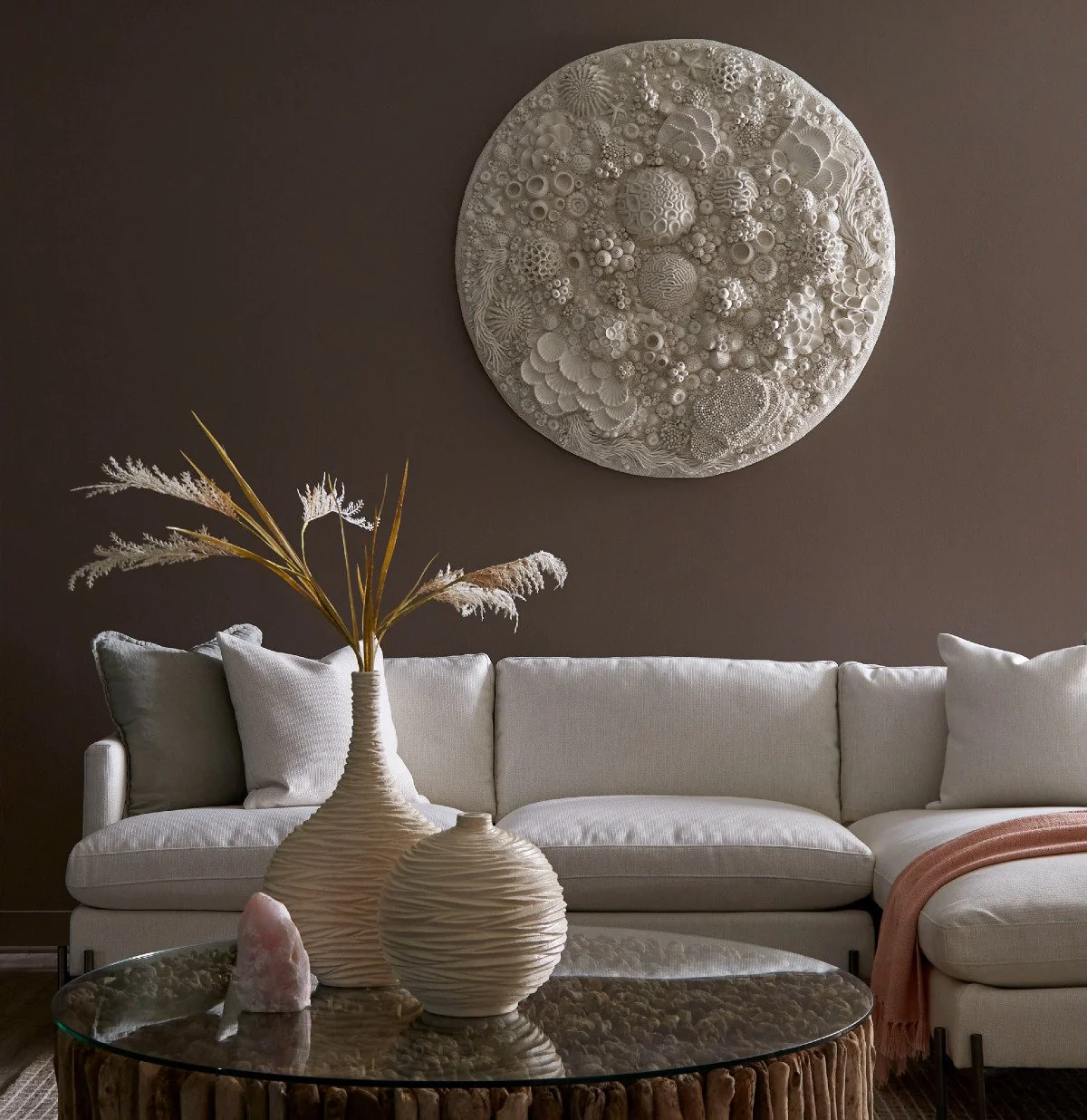 Phillips Collection Coral Reef Wall Art, Round - Image 2
