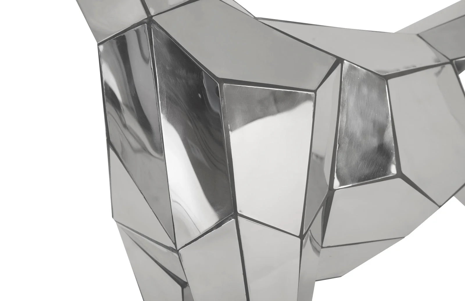 Phillips Collection Crazy Cut Dog, Stainless Steel, Silver - Image 4