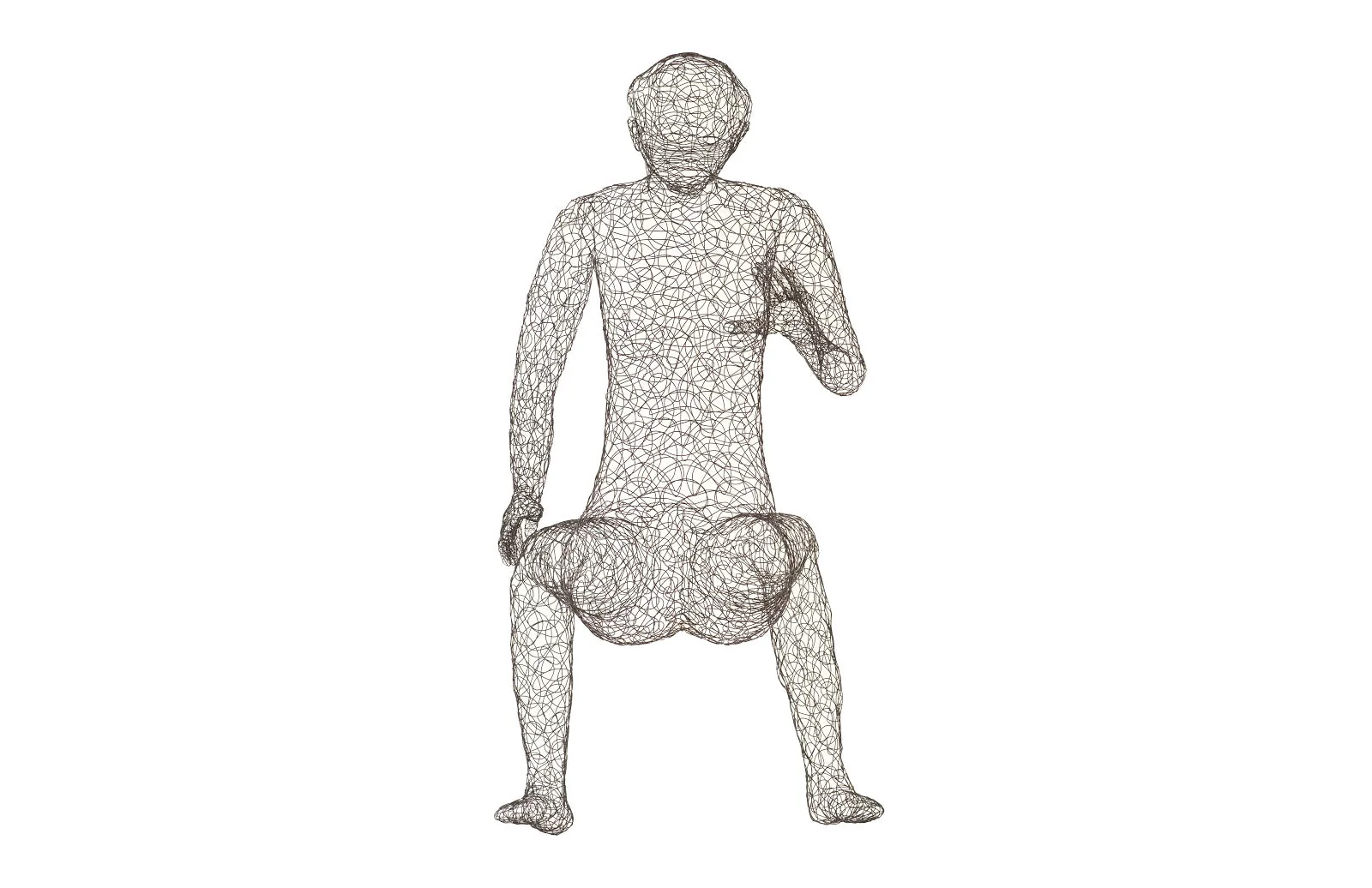 Phillips Collection Crazy Wire Lounging Female - Image 4