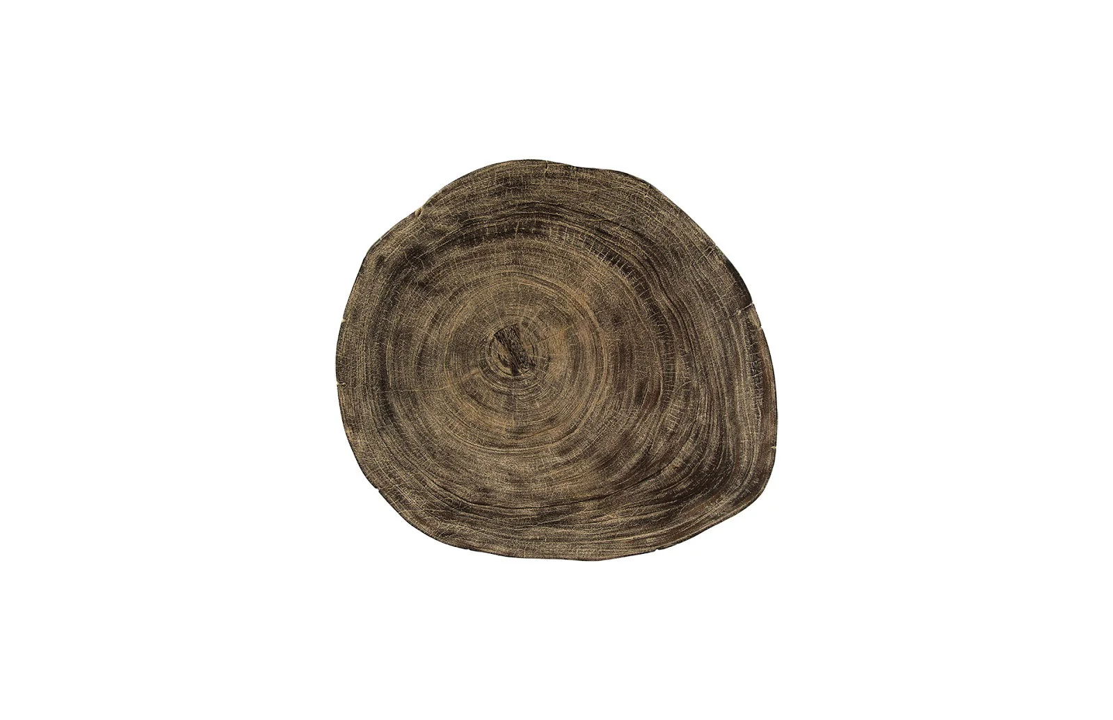 Phillips Collection Crosscut Coffee Table, Gray Stone, Forged Legs - Image 2
