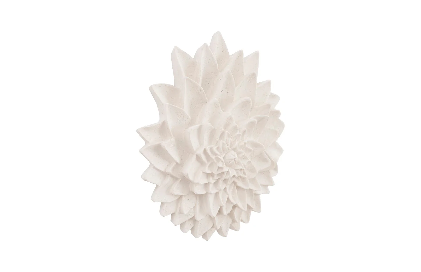 Phillips Collection Dahlia Flower Wall Art, White Stone - Image 4
