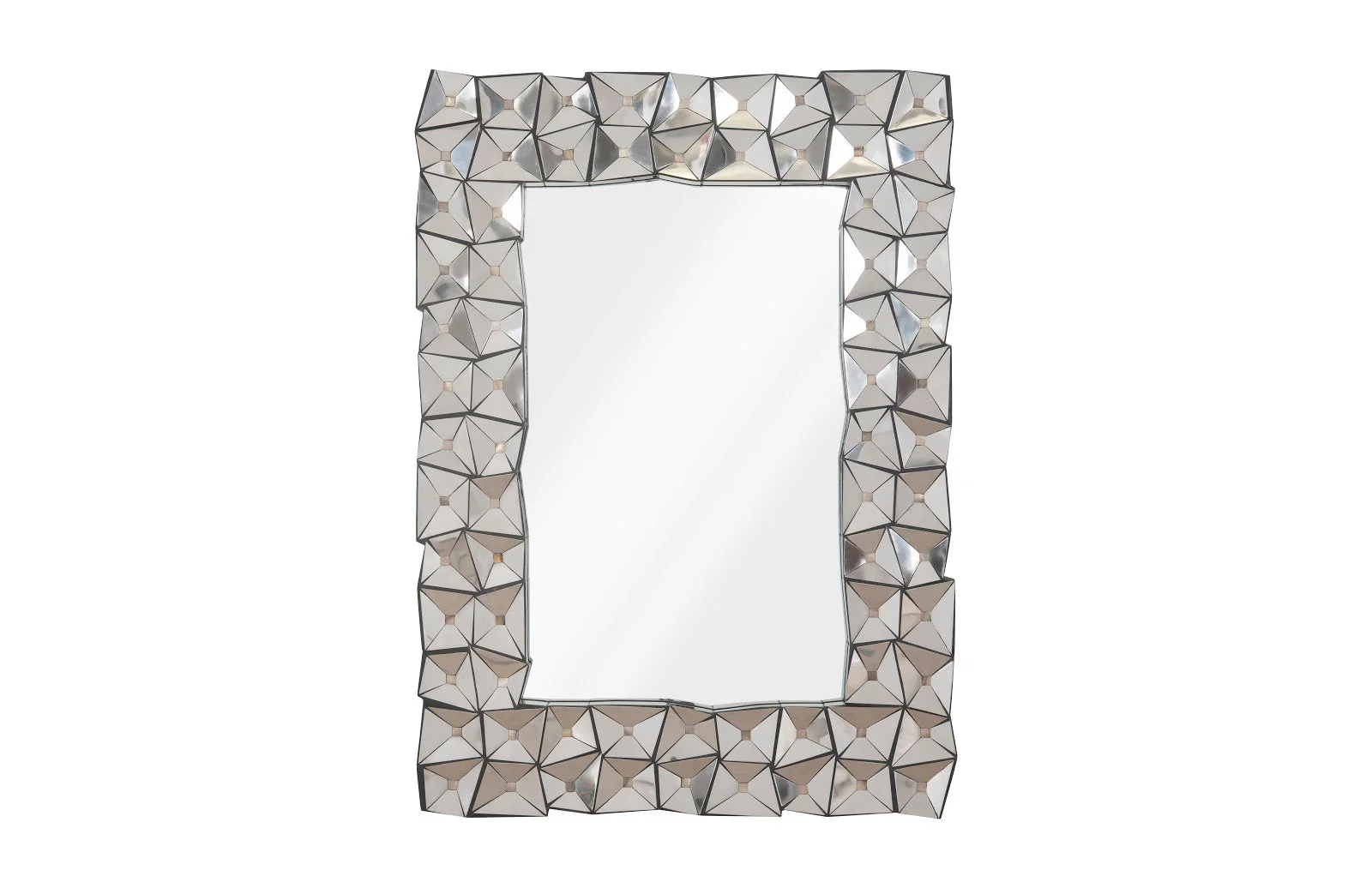Phillips Collection Divot Mirror, Stainless Steel