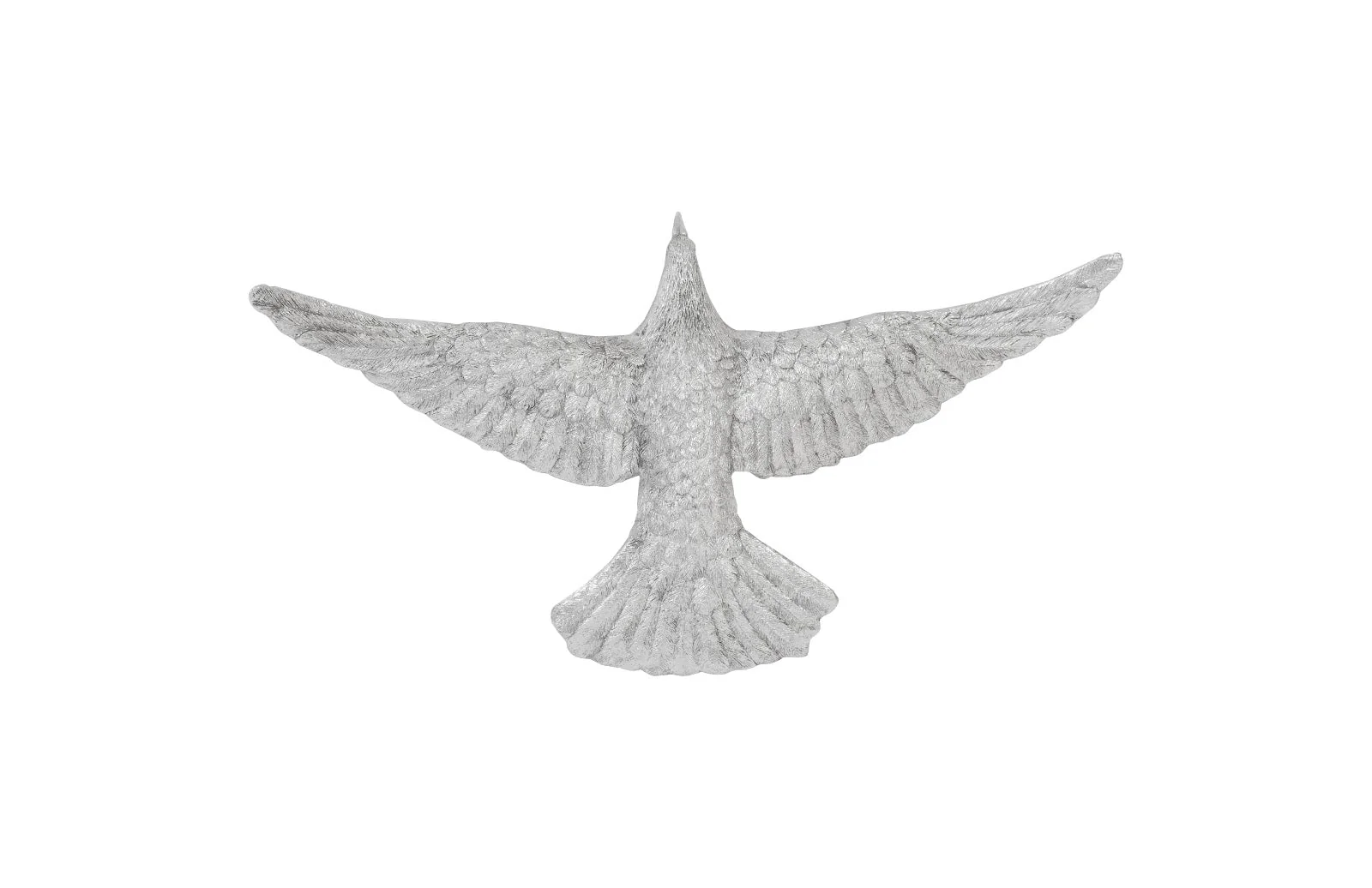 Phillips Collection Dove Wall Art, Silver Leaf