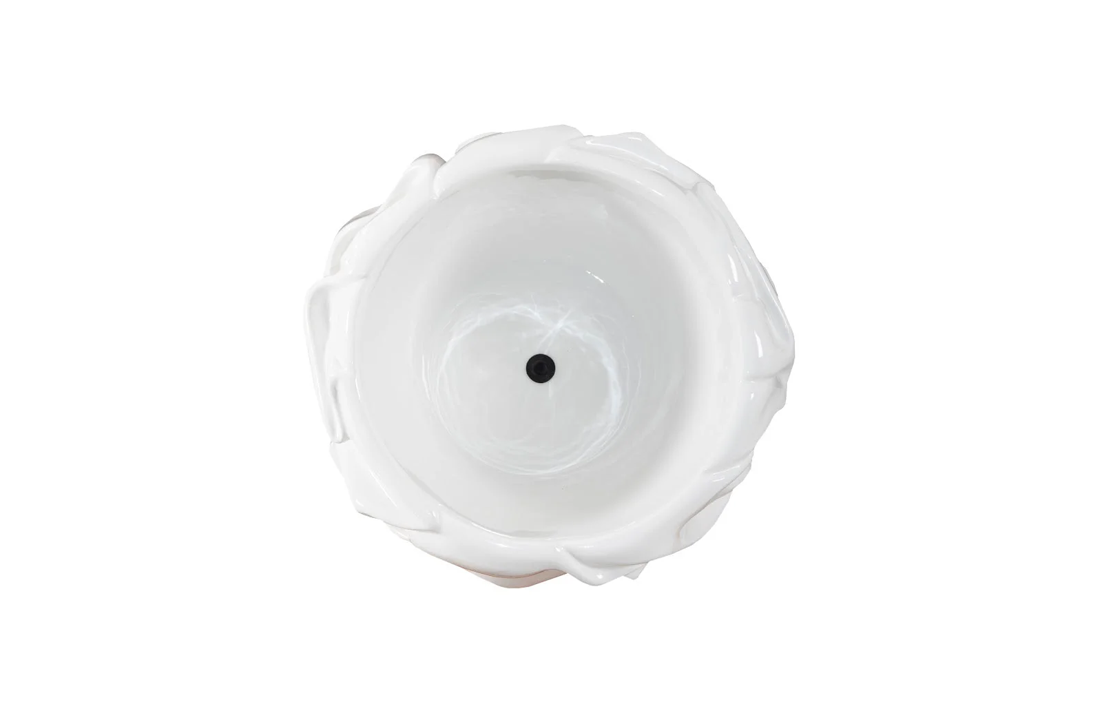 Phillips Collection Drape Planter, Gel Coat White - Image 2