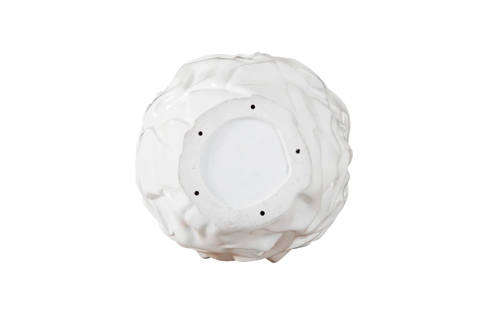 Phillips Collection Drape Planter, Gel Coat White - Image 3