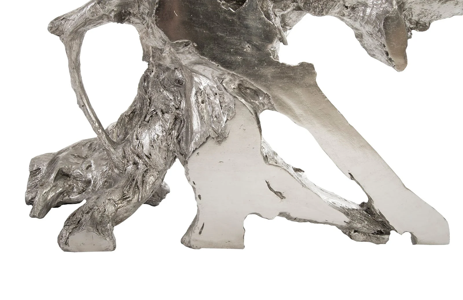 Phillips Collection Eli Freeform Console Table, Silver Leaf - Image 4
