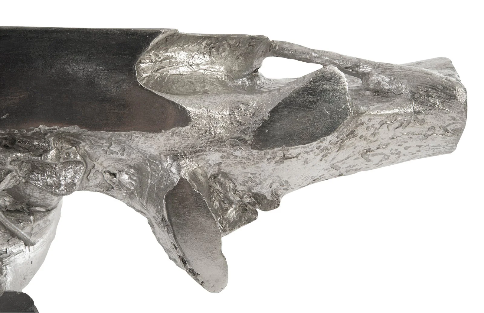Phillips Collection Eli Freeform Console Table, Silver Leaf - Image 5