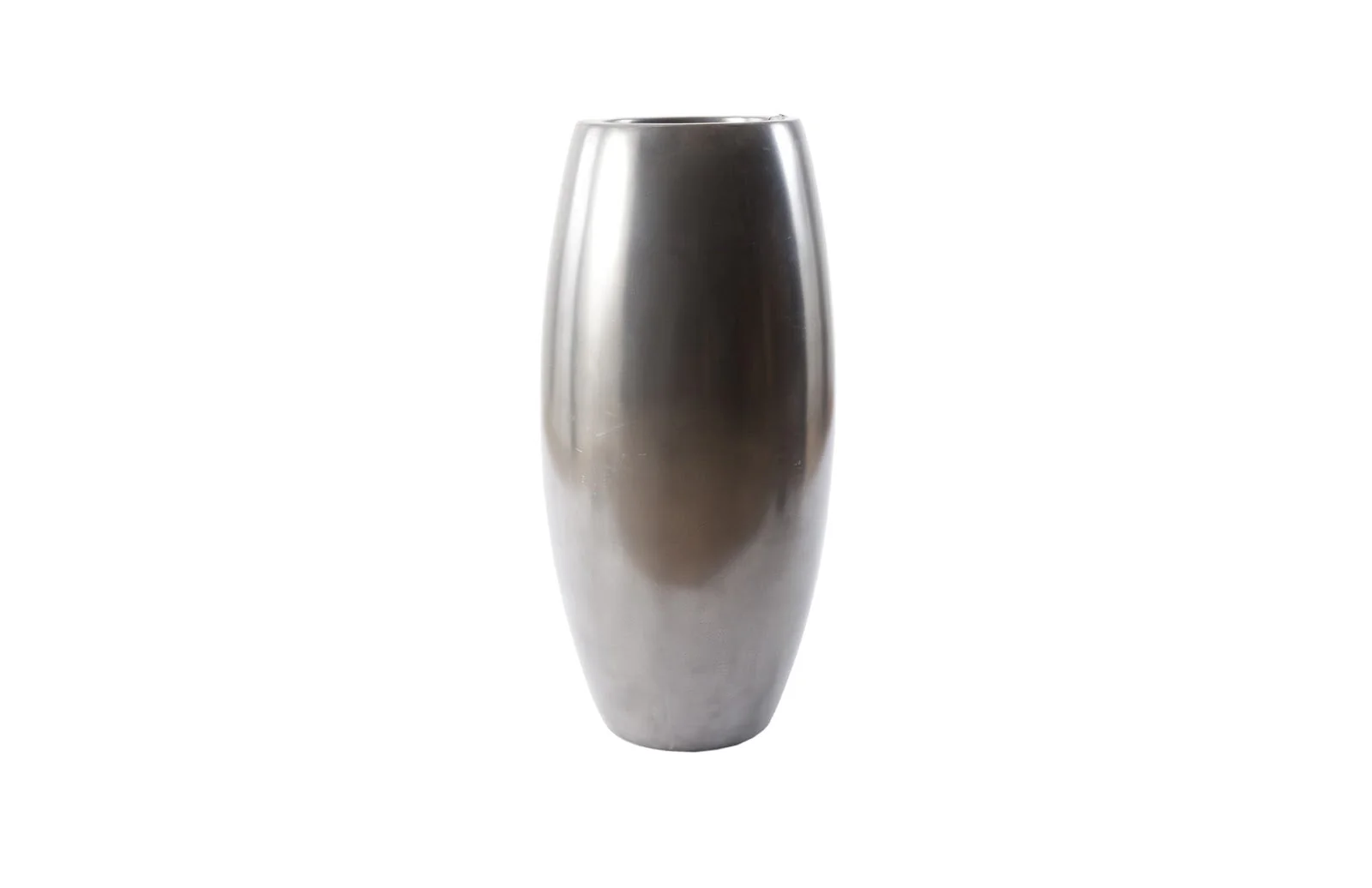 Phillips Collection Elonga Planter, Polished Aluminum, MD