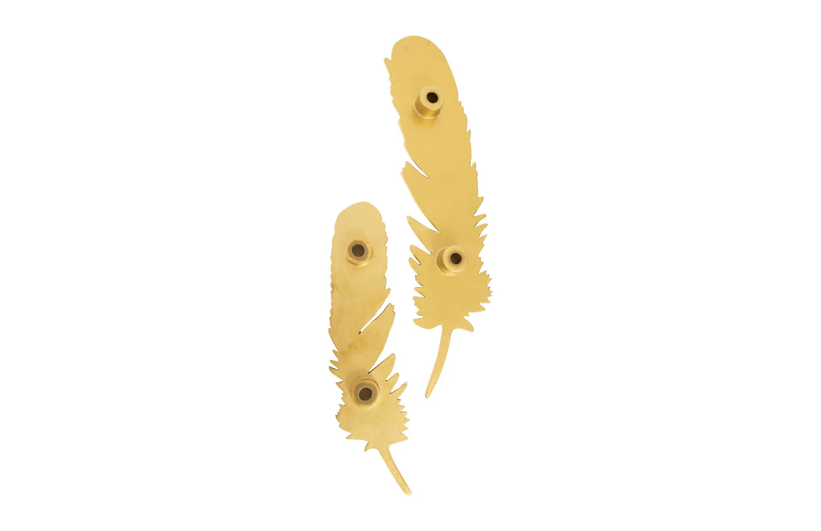 Phillips Collection Feathers Wall Art, Large, Gold Leaf, Set of 2 - Image 6