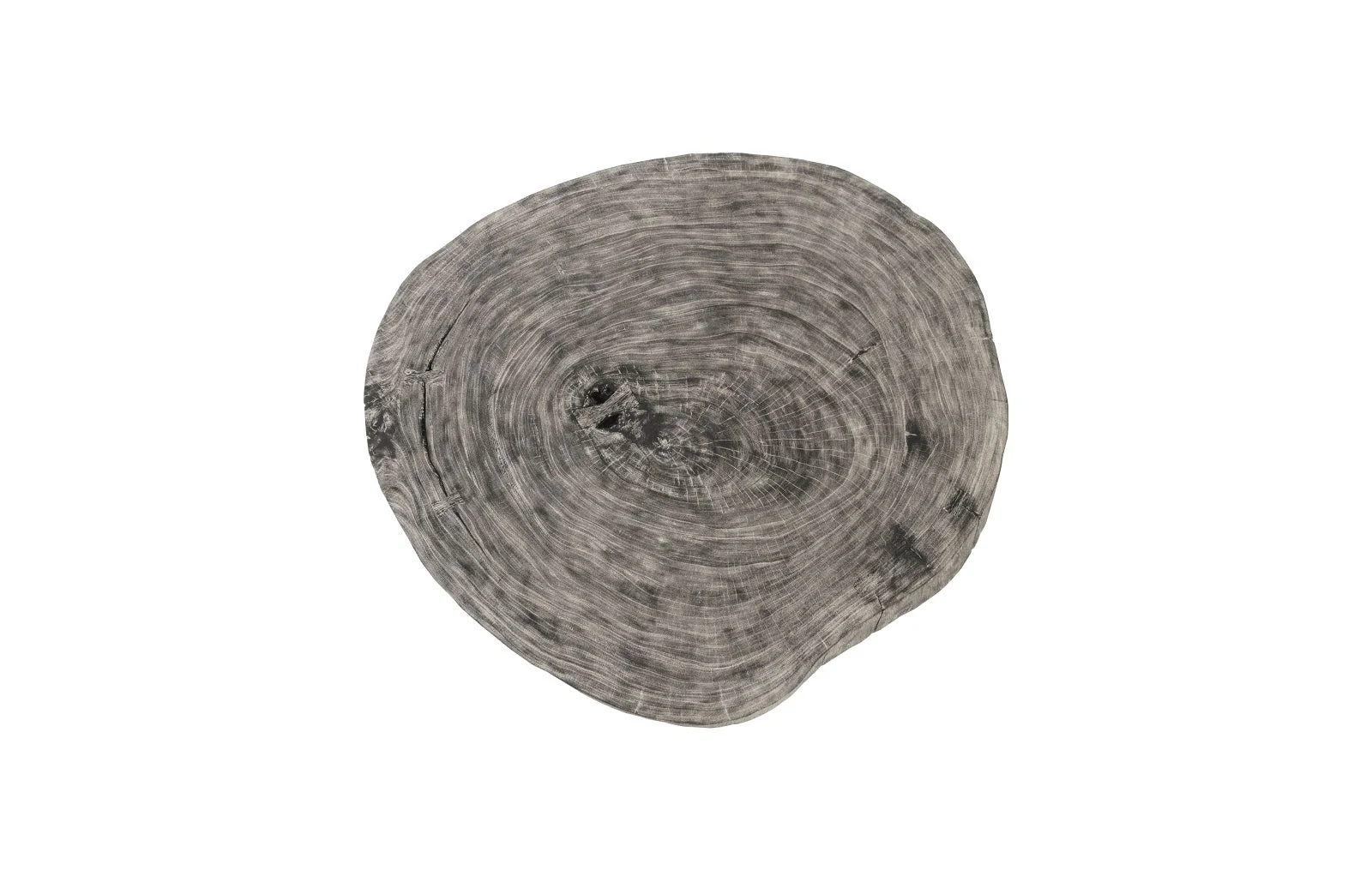 Phillips Collection Floating Coffee Table on Acrylic Legs, Gray Stone, Size Varies - Image 2