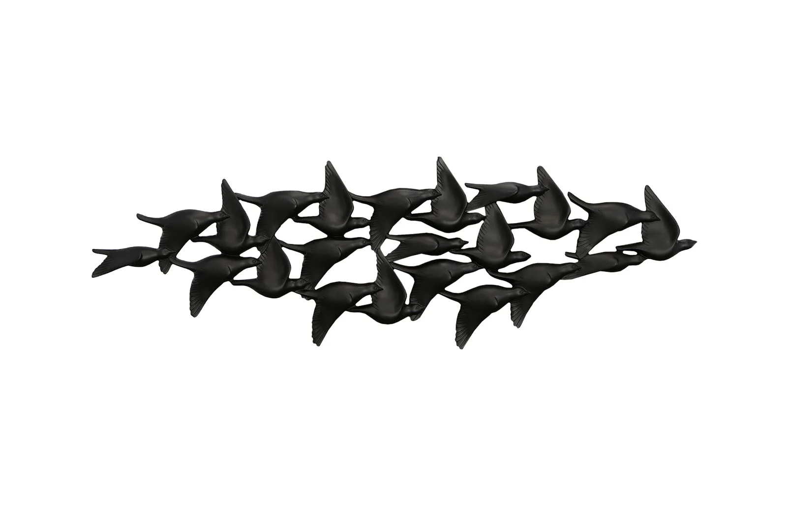 Phillips Collection Flock Of Birds Wall Art, Black