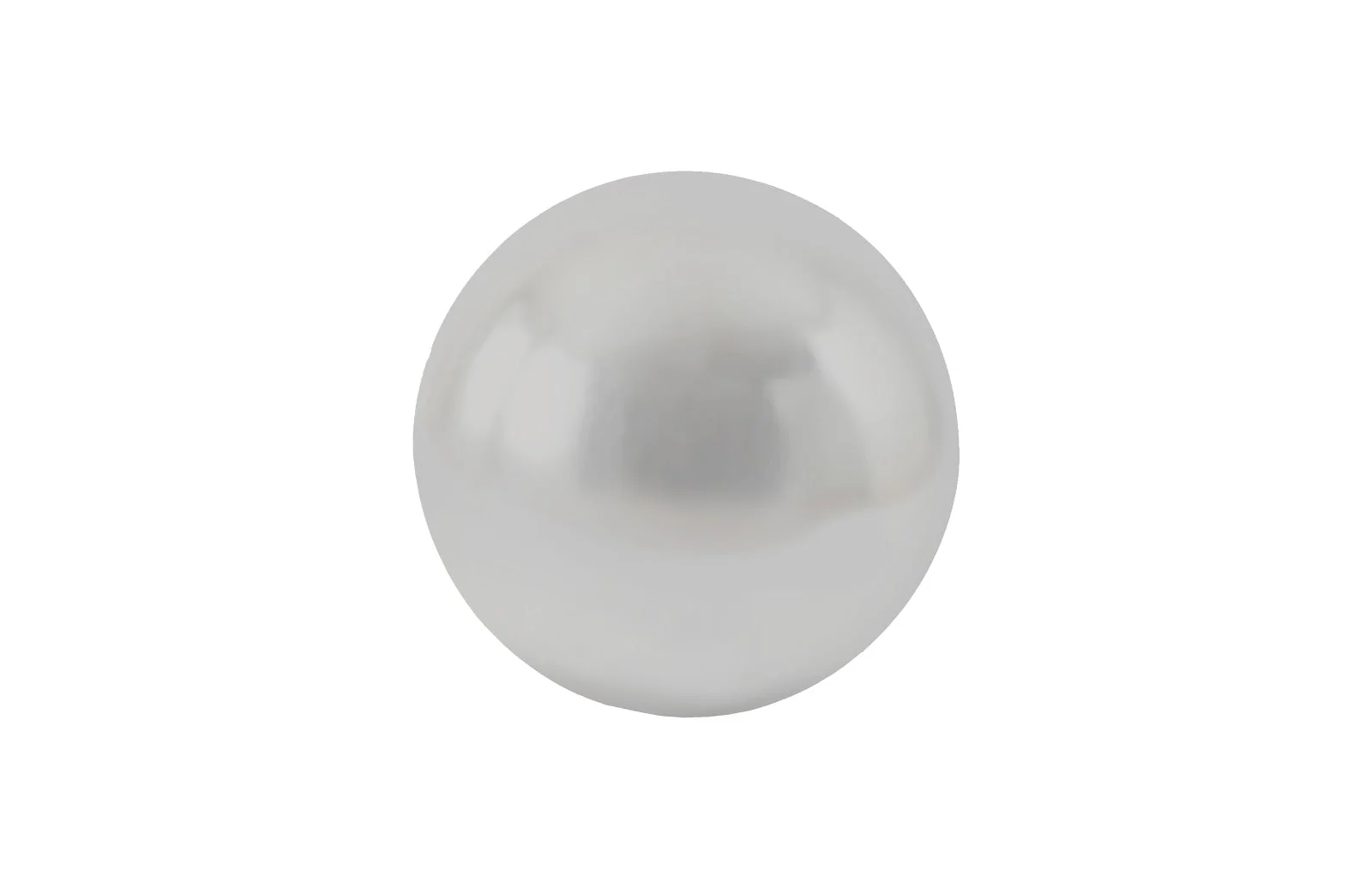Phillips Collection Floor Ball, Medium, Silver Leaf