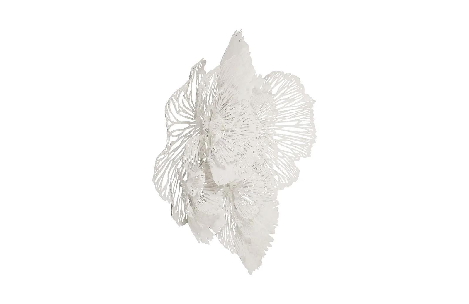 Phillips Collection Flower Wall Art, Large, White, Metal - Image 9